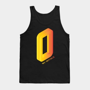 Letter O Letter Art Tank Top